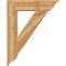 Ekena Millwork Traditional Traditional Rough Sawn Bracket, Western Red Cedar, 6"W x 30"D x 38"H BKT06X30X38TRA01RWR - alternate 3